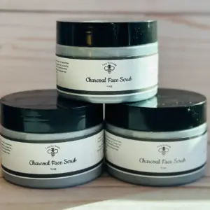 Charcoal Pumice Face Scrub | Vegan Detox Exfoliator