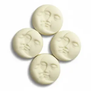 Celestial Sun/Moon Tallow Facial Soap | Grass-Fed Beef Tallow & Aloe Vera Bar | Natural Skincare