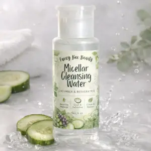Micellar Water Cleanser | Gentle Makeup Remover | Cucumber Skincare | Hydrating Face Cleanser | Sensitive Skin | Natural Skincare