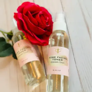 Rose Face Toner | Rose and Aloe and Witch Hazel Toner | Astringent