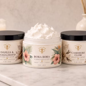 Triple Butter Whipped Body Butter | Shea, Cocoa, Kokum | Deep Moisture for Dry Skin